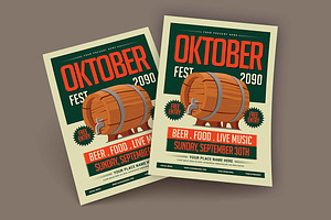 Oktoberfest Event Flyer Template, a Flyer Template by megarez