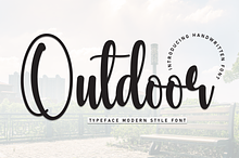 Outdoor | Script Font