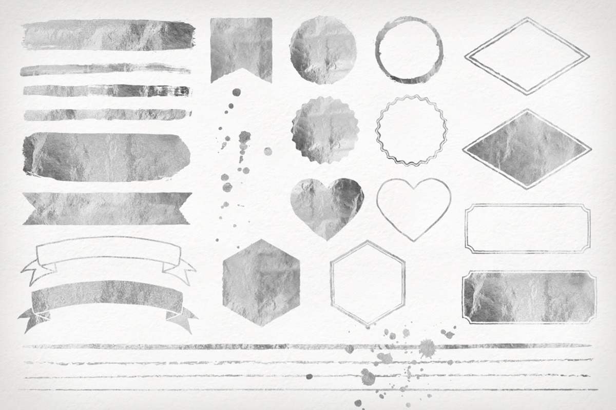 50% off Gold & Silver Foil Bundle preview 3