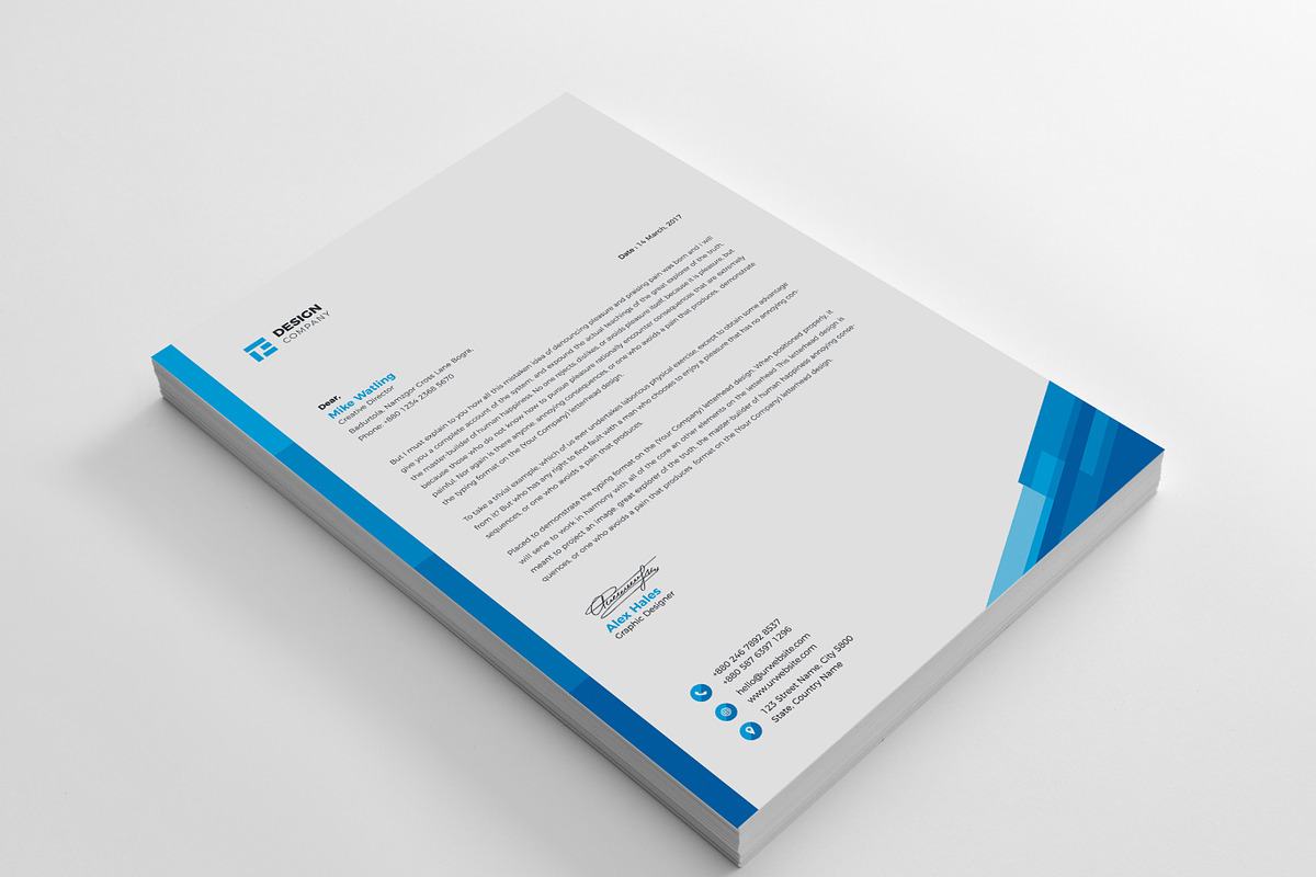Letterhead, a Stationery Template by Thecodude (Photo 2 of 4)