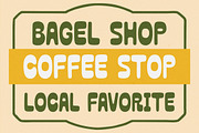 Toasted Avenue Vintage Deli Font, a Script Font by Littlehand (Thumbnail 5 of 9)