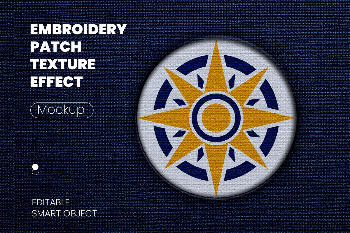 Embroidery Patch Effect Mockup, a Layer Style Add-On by studiogstock (Photo 1 of 2)