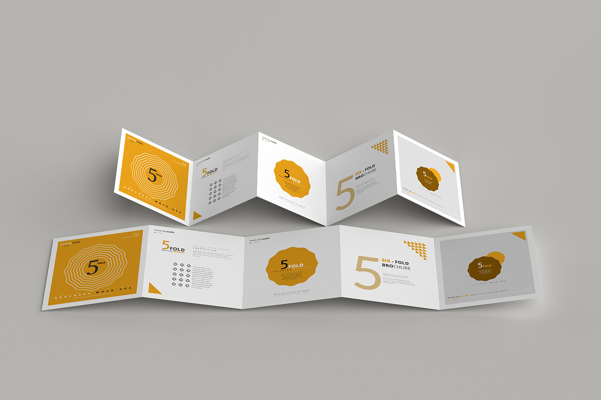 165 Brochure Mock-ups Big Bundle, a Print Template by pmvch (Photo 135 of 170)
