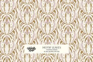 Motif Leaves Wallpaper