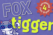 Fox Tigger : 4 Font Styles, a Handwritten Font by Fox7 By Rattana (Thumbnail 1 of 13)