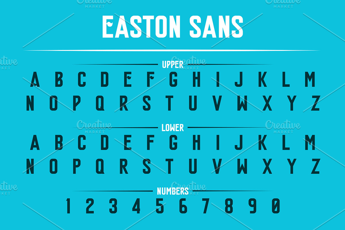 Easton Sans & Serif preview 2