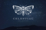 CELESTIAL PATTERN COLLECTION, a Pattern Graphic by LazuInna Shop (Thumbnail 1 of 12)