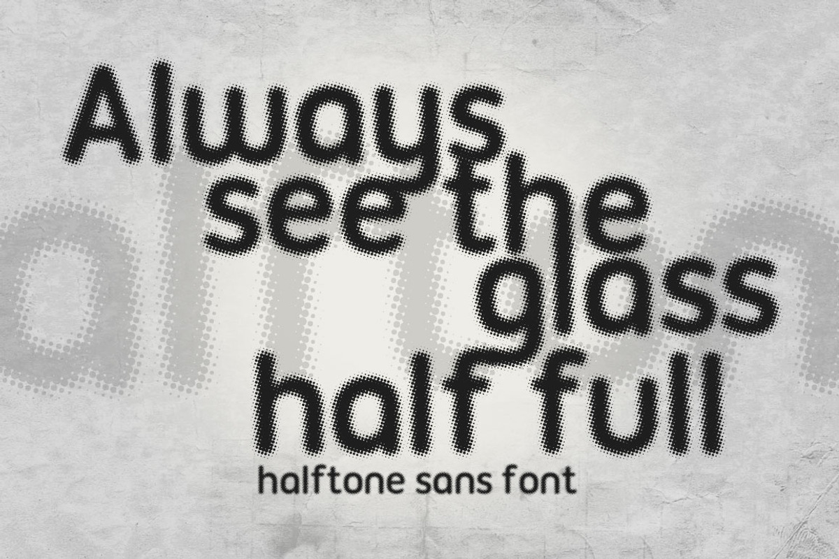 Halftone Sans preview 2
