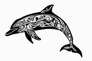 Tribal Dolphin Laser Cut Bundle, a Graphic by balal (Thumbnail 5 of 16)