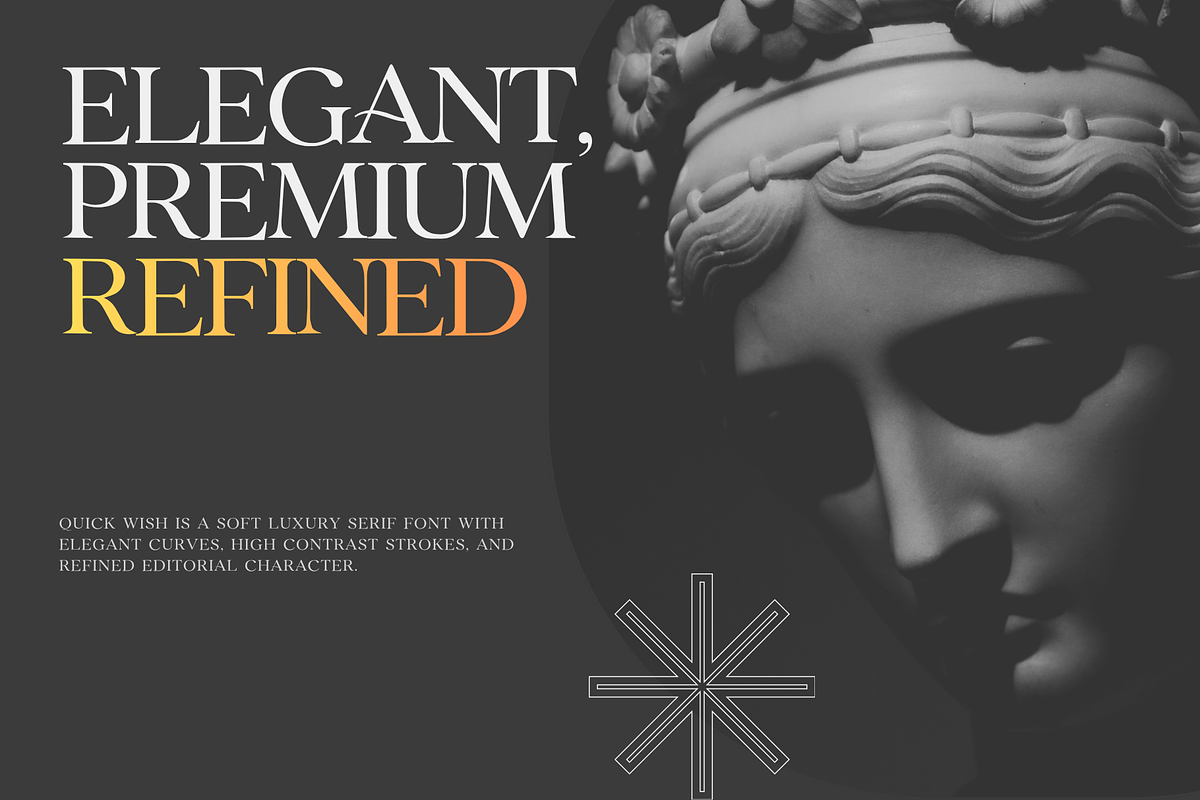 Quick Wish Luxury Serif Font, a Serif Font by Voleshads (Photo 8 of 9)