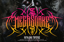 Mega Snake Typeface