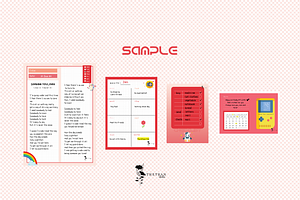 Cherry Planner Kit Template Digital