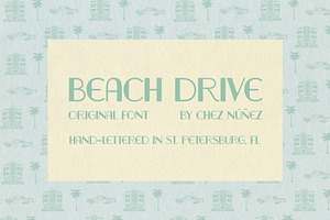 BEACH DRIVE: Vintage Florida Beach