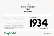 Midland | Vintage Sans Serif Font, a Sans Serif Font by Rough Patch Studio (Thumbnail 3 of 8)