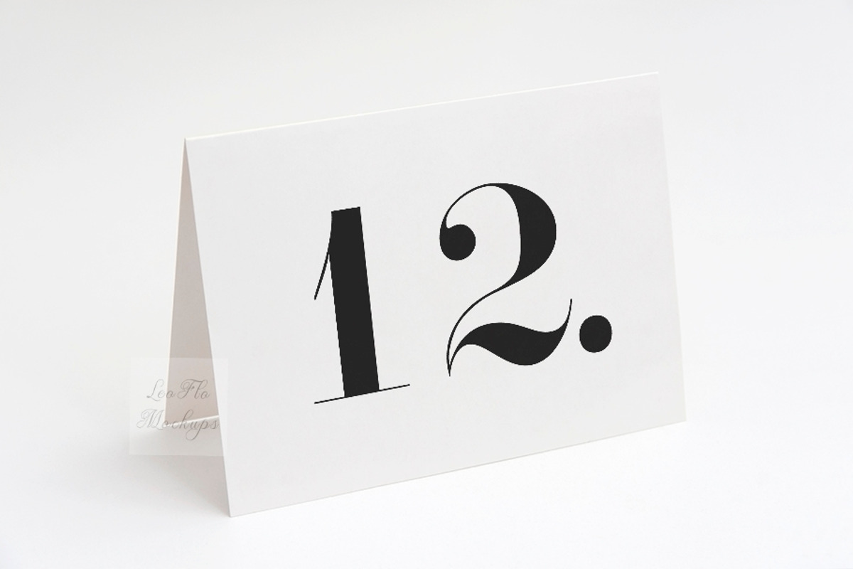 A2 Greeting card mockup invitation, a Print Template by Leo Flo Mockups (Photo 2 of 5)
