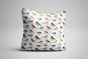 Small forest birds - vector clipart, an Animal Illustration by ViktoriArt (Thumbnail 3 of 6)