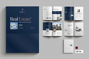 Luxury Real Estate Brochure Template, a Brochure Template by Cleffon_Graphic_Studio (Thumbnail 1 of 7)