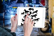 30 Beautiful Horses Brush Stamps, a Brush Add-On by Manifesto Design Gallery (Thumbnail 1 of 5)