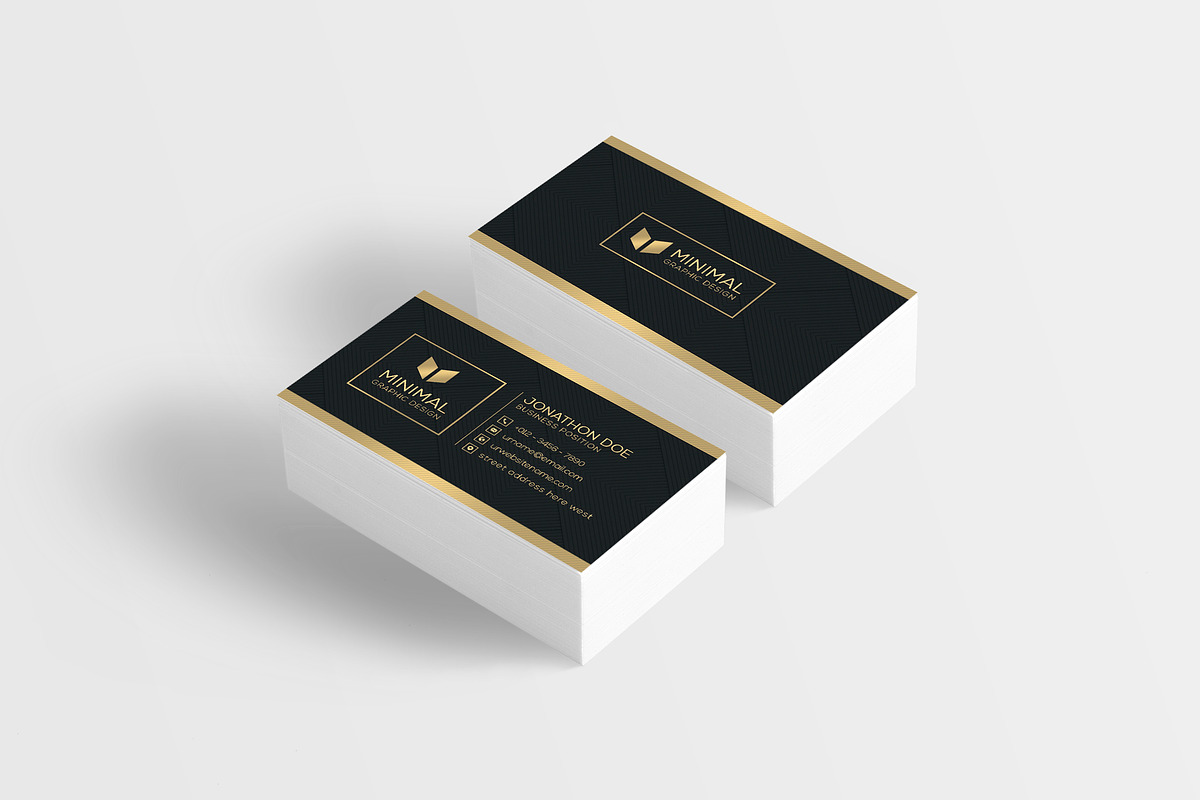 Gold Business Card, a Business Card Template by Creative_Arts (Photo 5 of 5)