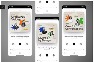 Diversity Podcast Cover, a Social Media Template by Neermana