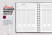 Ultimate Planner Bundle Pack 2026-28, a Stationery Template by Design Zone (Thumbnail 4 of 11)