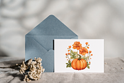 Pumpkin Clipart Watercolor Pumpkin, a Seasonal Illustration by Paper Artsthetics (Thumbnail 3 of 6)