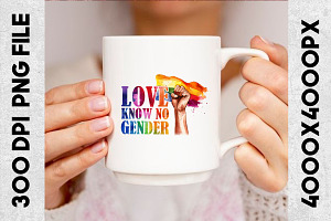 Love Know No Gender Graphics