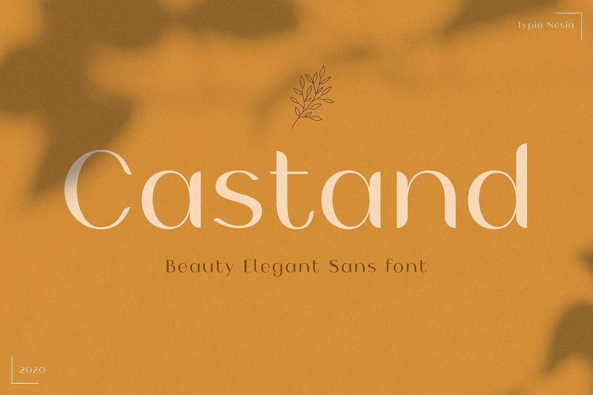 Castand - Beauty Sans, a Sans Serif Font by Typia Nesia (Photo 1 of 11)