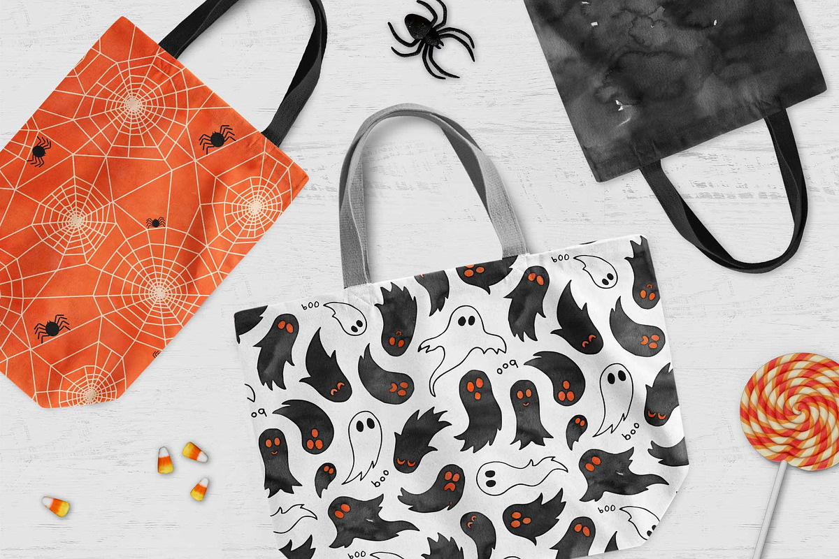 6 Huge Seamless Halloween Textures, a Texture Graphic by AdenaJ (Photo 4 of 12)