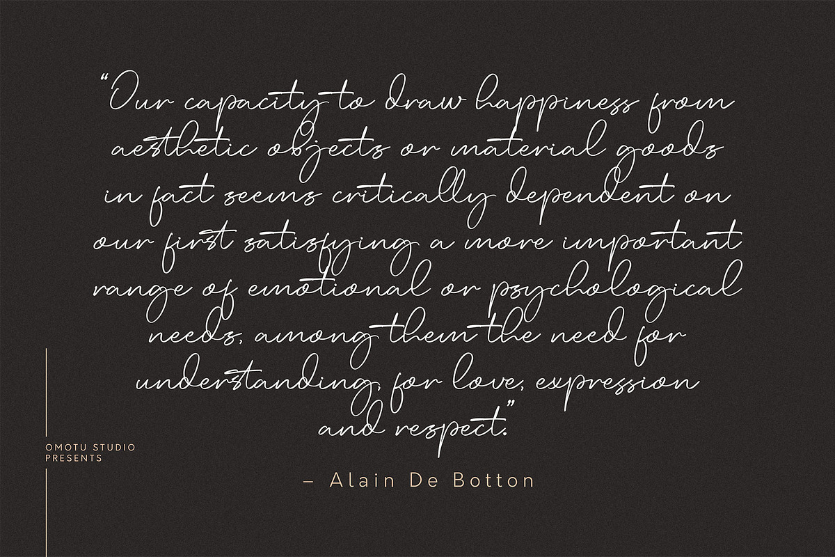 Angora, a Script Font by Omotu Studio (Photo 3 of 12)