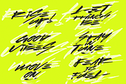 Lust | Handwritten Cyber Brush Font, a Blackletter Font by Ardana Creative (Thumbnail 8 of 12)