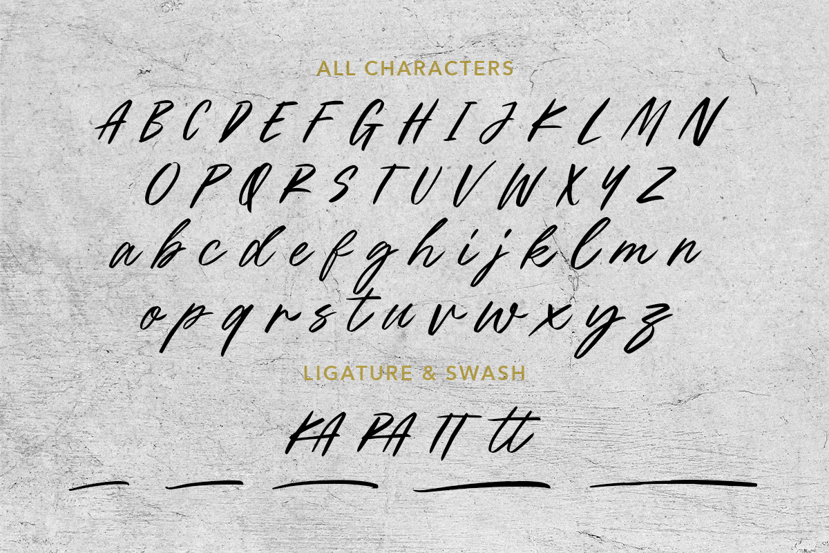 Handstory - Handwritten Font, a Script Font by Sarid Ezra (Photo 9 of 12)