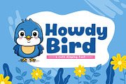 Howdy Bird, a Font by khurasan (Thumbnail 1 of 4)