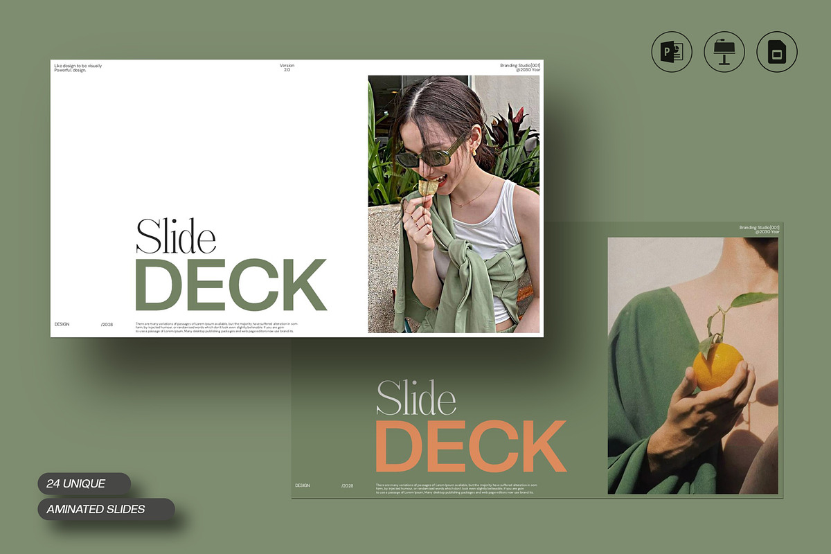 Slide Deck Presentation Template, a Presentation Template by Dream-Lab (Photo 1 of 11)
