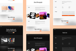 Monograph Blog Template Framer