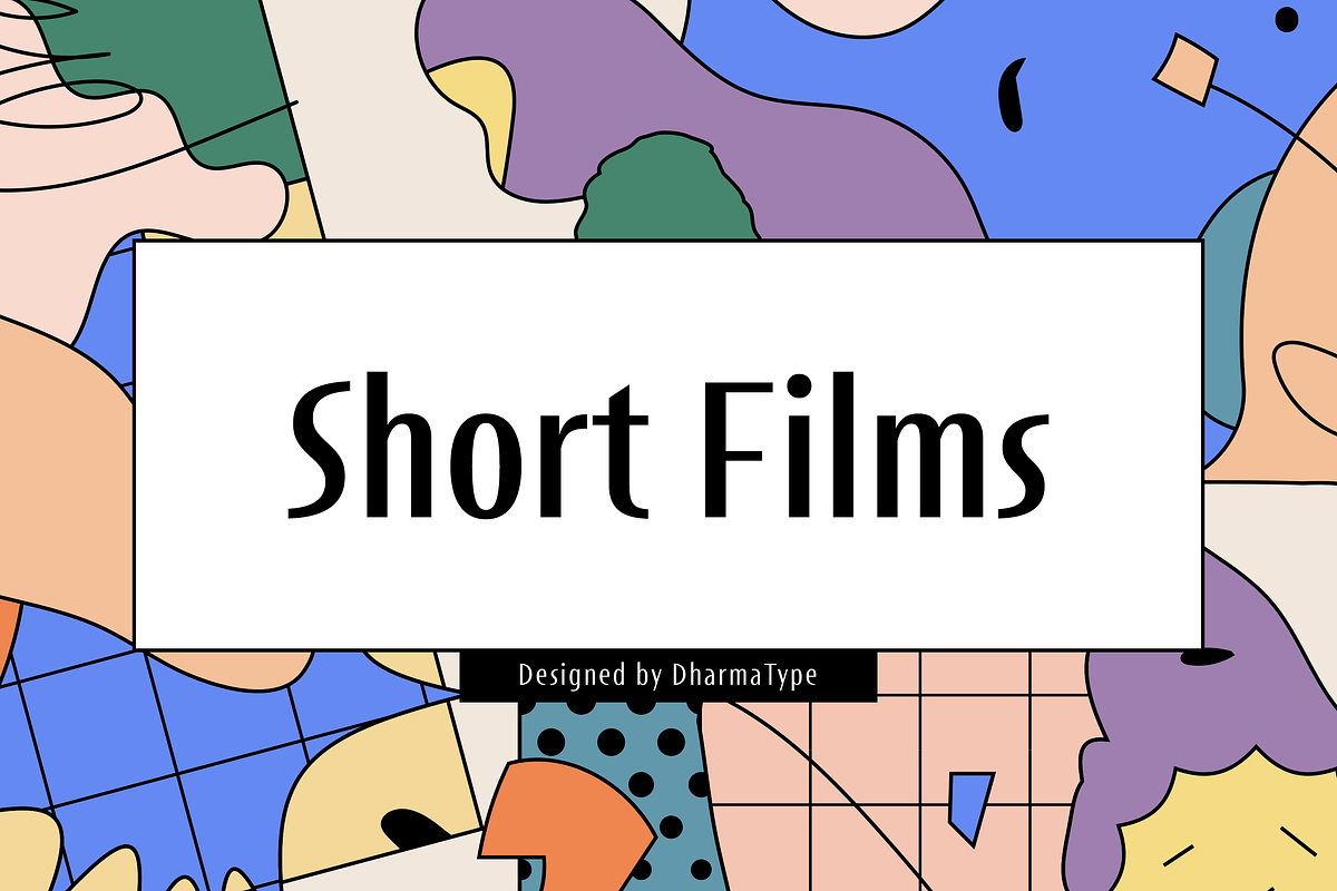 Short Films, a Sans Serif Font by Dharma Type (Photo 1 of 12)