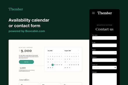 Thember - Figma Template for Cabins