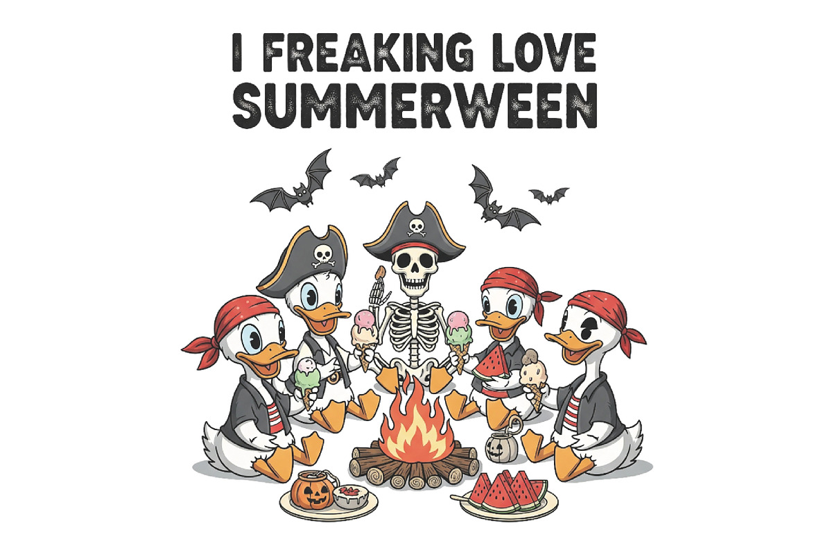 Summer Halloween Funny Halloween PNG, an Icon by CraftArtStudio (Photo 1 of 4)