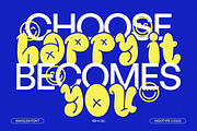 Bavolen - Bubble Graffiti Font, a Font by Indotype Foundry (Thumbnail 2 of 10)