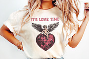 It's Love Time png, Valentine's Day, an Illustration by SharpMarketplace (Thumbnail 3 of 9)