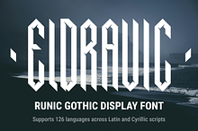 Eldravik — Runic Gothic Font
