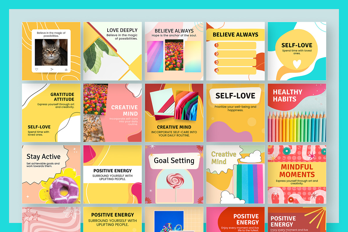Bright Social Media Template Bundle, a Social Media Template by Snapybiz (Photo 6 of 9)