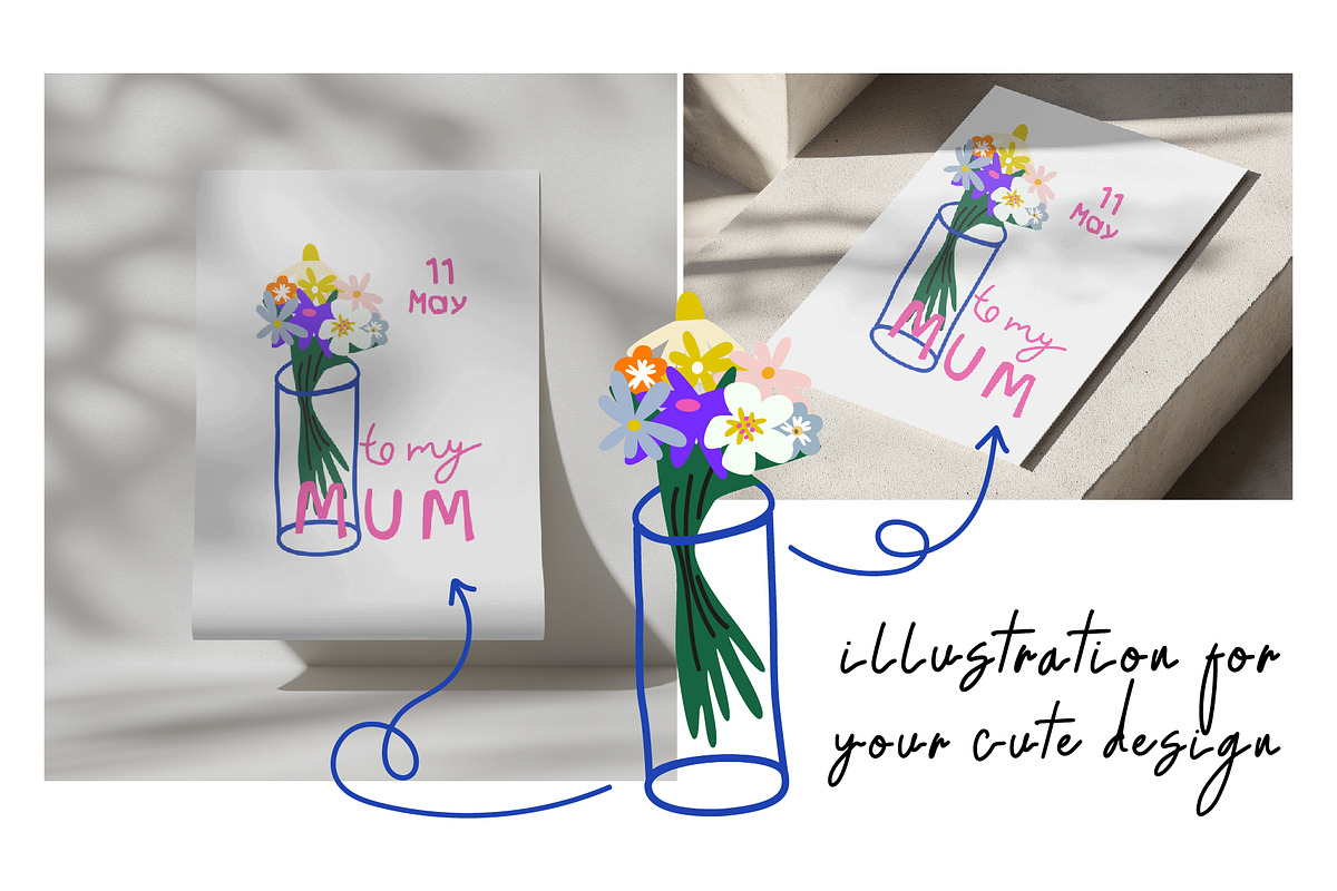 Mother's Day Collection, a Seasonal Illustration by Luamor (Photo 10 of 16)