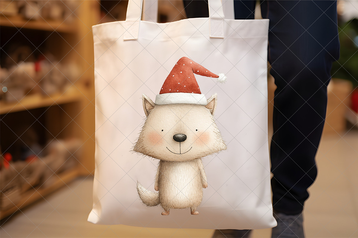 Christmas Woodland Portraits Clipart, an Illustration by SinaCreation (Photo 4 of 7)