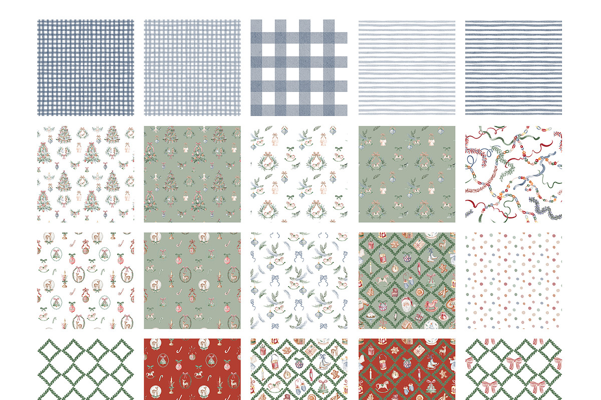Christmas Joy Watercolor Collection, an Object Graphic by LenArt (Photo 15 of 16)