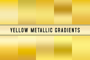 Yellow Metallic Gradients