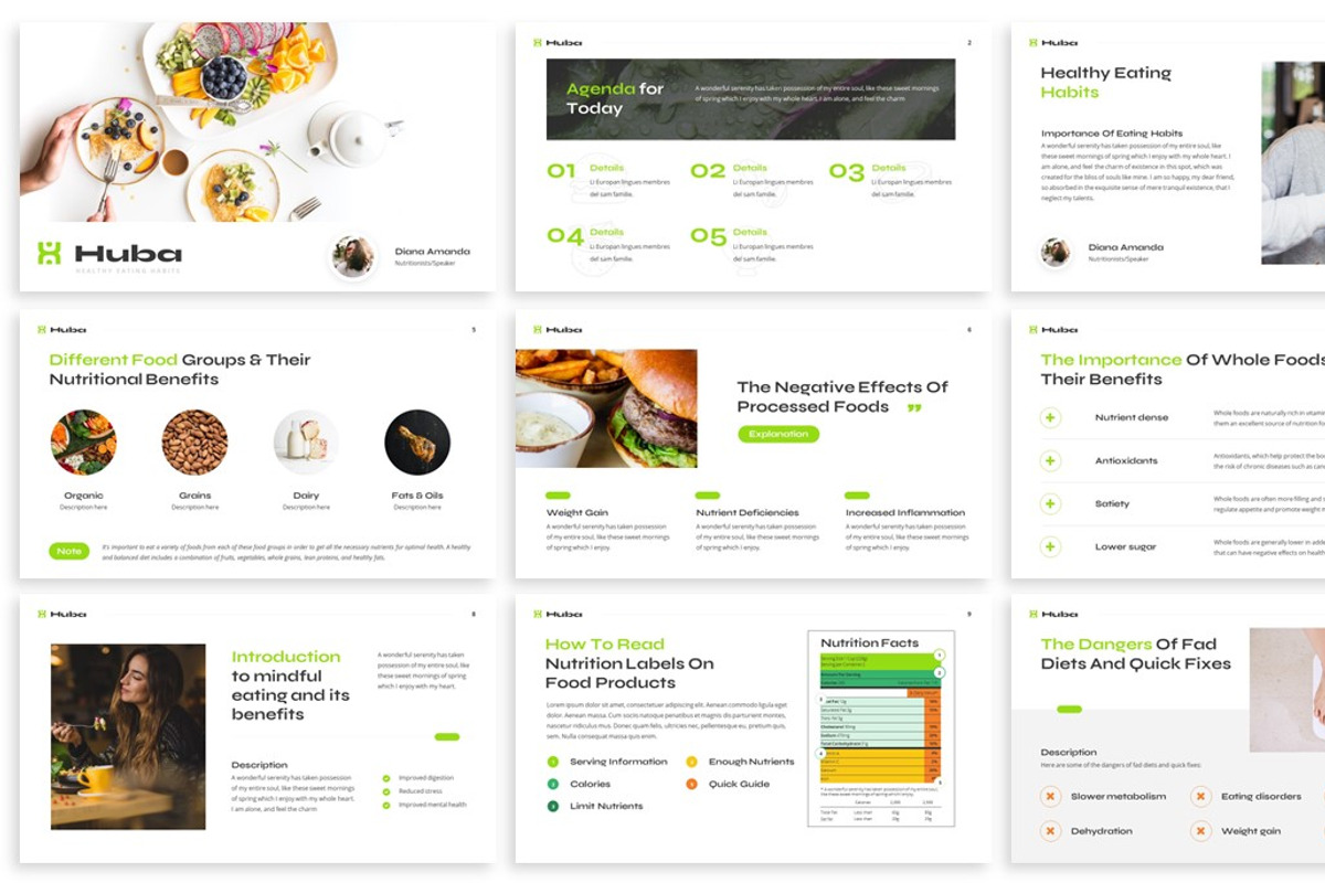 Huba - Vegetable Google Slides, a Presentation Template by SlideFactory (Photo 2 of 4)