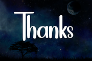 Midnight | Script Font, a Handwritten Font by Scratchones (Thumbnail 8 of 8)