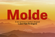 Molde, a Sans Serif Font by Letritas