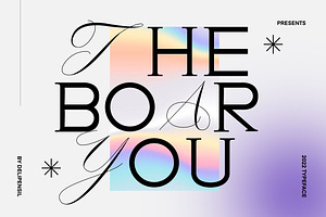 ABOAR - MIX Modern Serif Typeface